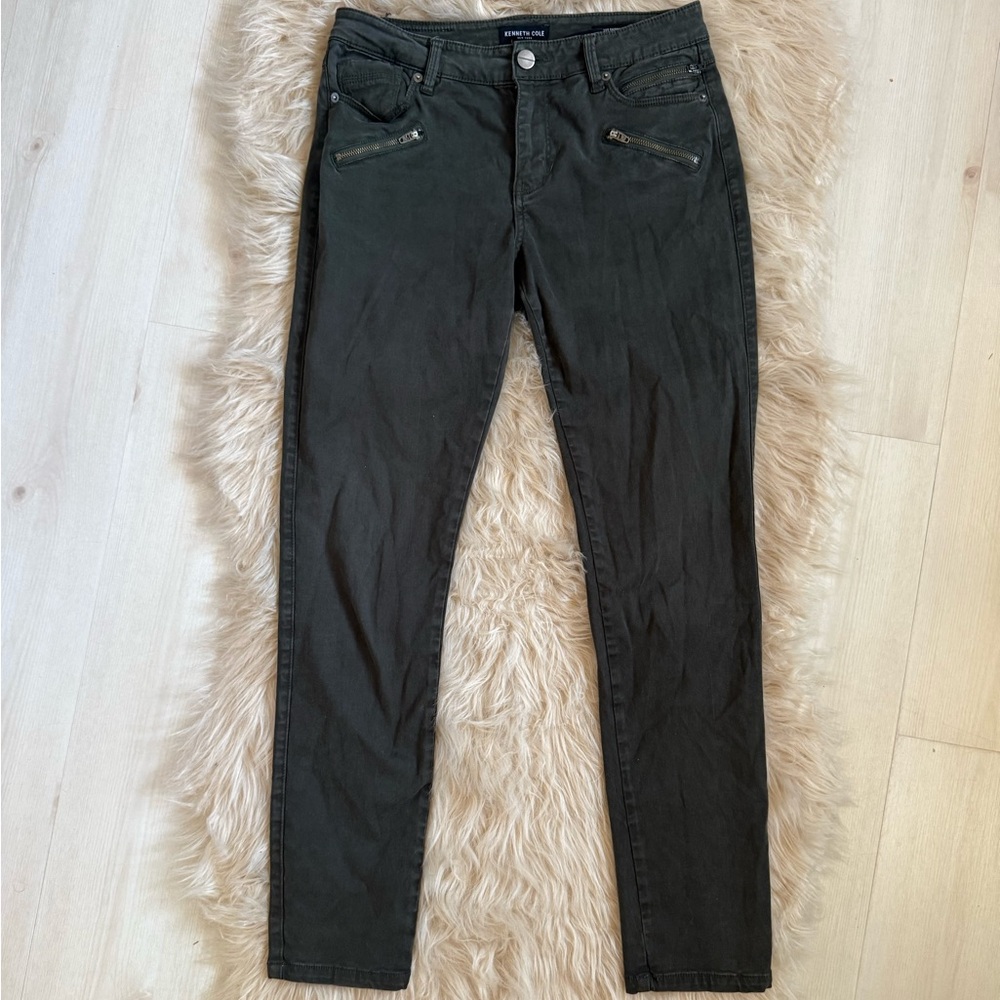 Kenneth Cole New York Jess Skinny Jeans Olive